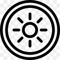 轮盾与太阳图标