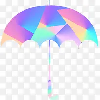 时尚流体渐变雨伞装饰图案