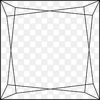 正方形钻石矢量图