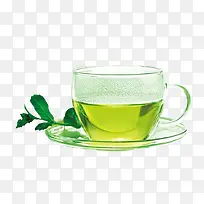 绿色保健养生茶水