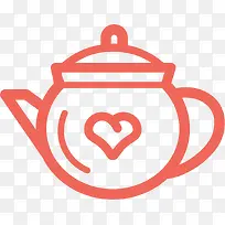 茶壶Valentines-Day-icons