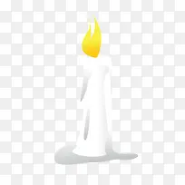 蜡烛万圣节可怕的白万圣节
