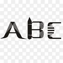 ABC字母艺术字体免费下载