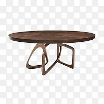 木质圆桌设计元素