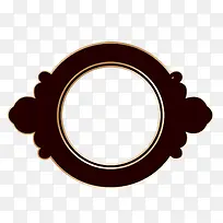 棕色圆环装饰