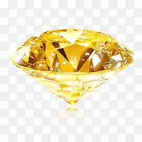 黄色钻石素材免抠图片