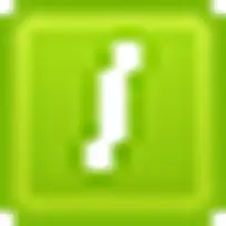 绿色的斜杠按键 icon