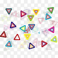 几何漂浮三角形