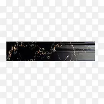 产品实物黑花大理石地线