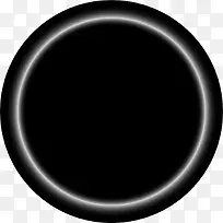 黑色圆圈光芒