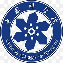 中国科学院蓝色logo