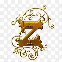 金色字母Z