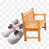 鞋子木椅