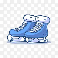 卡通滑冰鞋