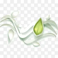矢量背景叶子