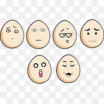 卡通的鸡蛋