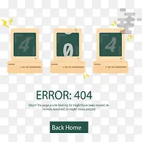 电脑屏幕404页面