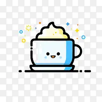 mbe风格摩卡咖啡图标psd源文件