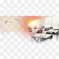 开学季背景海报banner