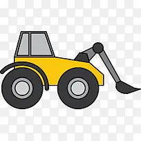 农场自动化单人挖掘机