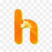 橙子字母h