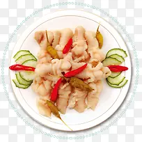 盘子鸡爪黄瓜片