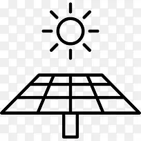 太阳能电池图标