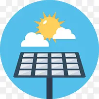 太阳能电池板图标