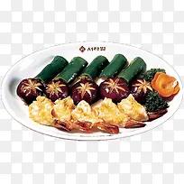 盘装日式美食什锦寿司