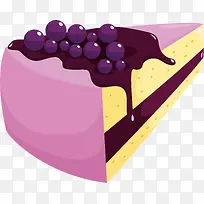 小清新紫色蛋糕