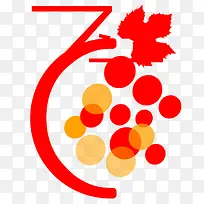 橙色葡萄logo