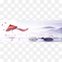 中国风古典背景banner