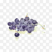 手绘水晶紫葡萄