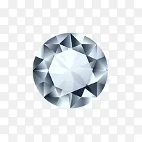 矢量银色钻石圆形