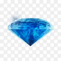 蓝色钻石光