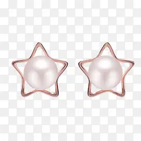 玛基雅星星珍珠耳饰