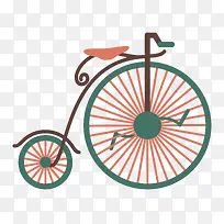 手绘卡通装饰用自行车