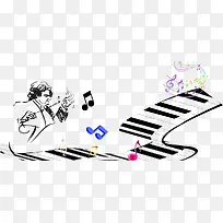 音乐手绘元素