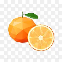 创意几何橙子
