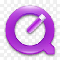 QuickTime紫罗兰iTunes和QuickTime