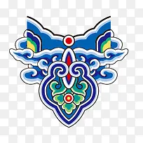 蓝色盾牌图标