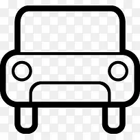 手绘黑色汽车