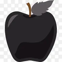 黑色简约毒苹果