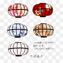 日式灯笼图案