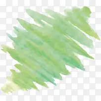 绿色水彩涂鸦