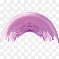 紫色半圆形笔刷