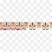 传统花边角花底纹素材