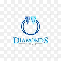 可爱的钻石logo