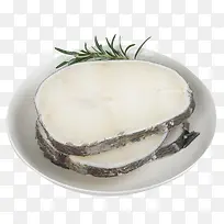 生鲜鳕鱼块鳕鱼肉摆盘美食日式料