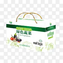 绿色蔬菜包装礼盒